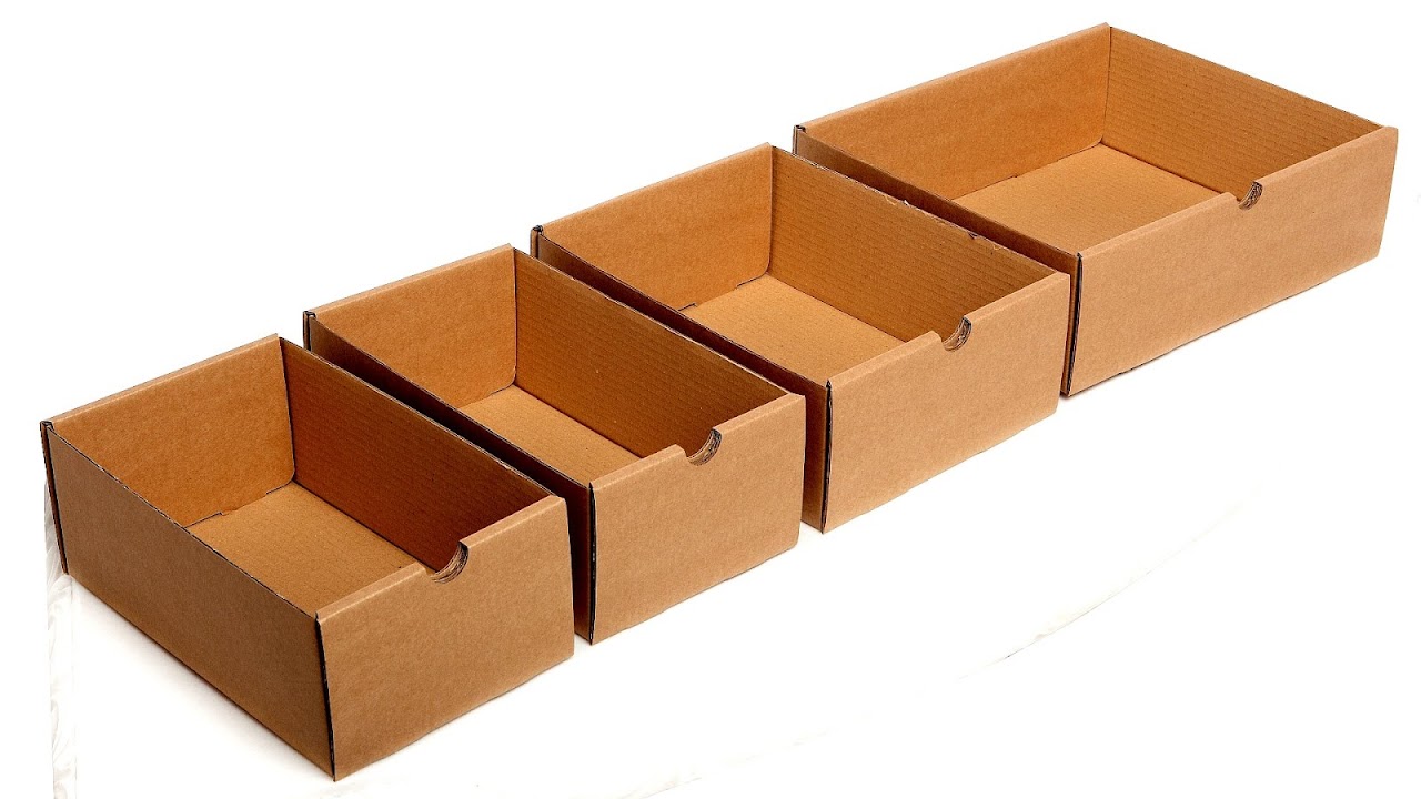 Cardboard Parts Storage Boxes