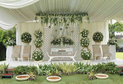 dekorasi pernikahan outdoor terbaru