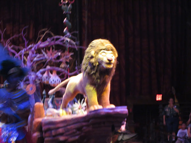 Simba Parade Float Festival of The Lion King Disney's Animal Kingdom Walt Disney World