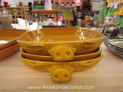 pig serving platter