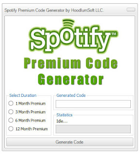 Spotify Premium Code Generator 2016 Free Download