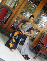 Sunalie Ratnayake with Saree