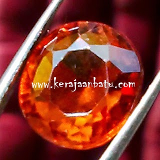 Hessonite Garnet Srilanka, batu orange garnet