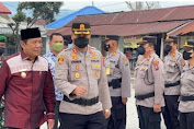 Polres Taput Laksanakan Apel Gelar Pasukan,  Dalam Rangka Kesiapan Antisipasi Bencana Alam Karhutla