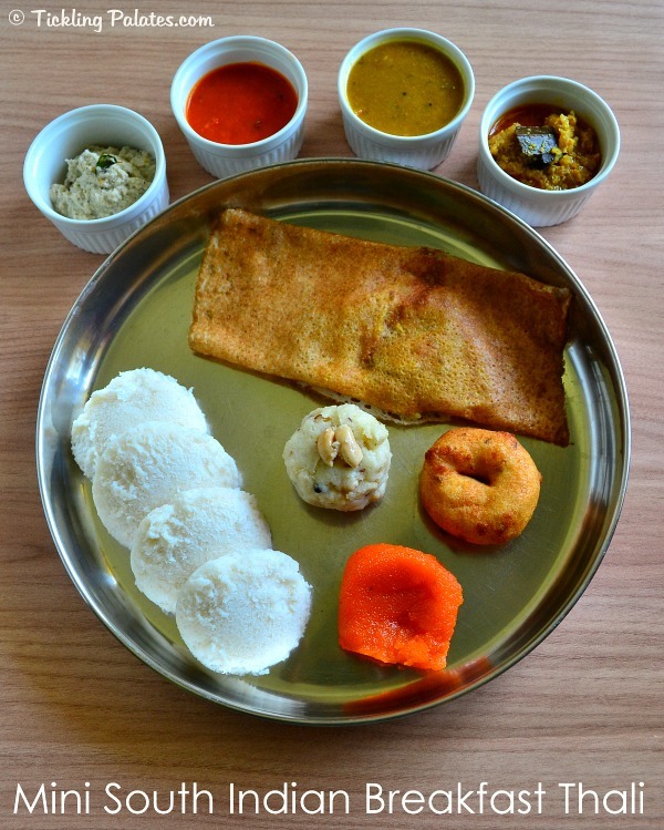 South Indian Breakfast Thali Healthy Tiffin Recipes Tickling Palates