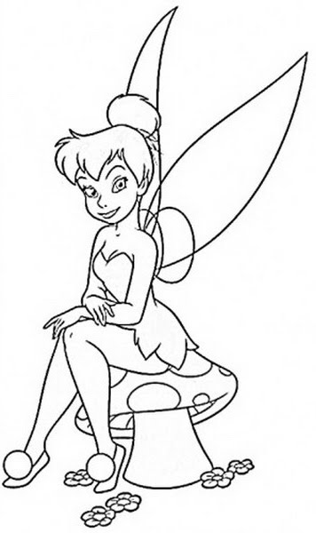 tinkerbell coloring pages