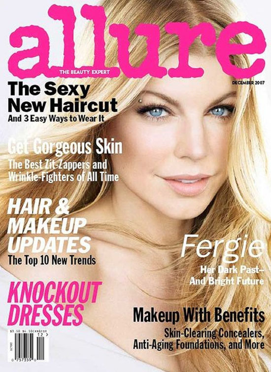 Fergie Hot Bikini Pics in Allure Magazine