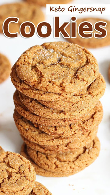 Keto Gingersnap Cookies