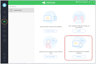 Untuk beberapa kepentingan terkadang kita menginginkan hp android yang kita gunakan bisa d Cara Mudah Remote HP Android dari Komputer PC atau laptop dengan Aplikasi AirDroid