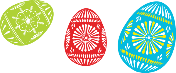 free easter eggs clipart. easter eggs clipart graphics.