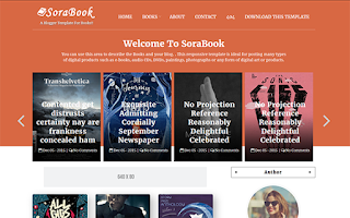 Sora Book Blogger Template