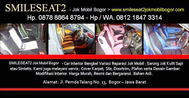 SMILE SEAT2   Jok Mobil Bogor   Car Interior   Bengkel Variasi Reparasi Jok Mobil :   Sarung Jok Kulit Sapi atau Sintetis. Kami juga melayani servis : Cover Karpet, Stir, Doortrim, Plafon serta Desain Gambar Modifikasi Interior. Harga Murah, Resmi dan Bergaransi. Bahan Asli.   Untuk informasi lebih lengkap silahkan hubungi :   Bp Surya  Hp : 0878 8864 8794 - Hp / WA : 0812 1847 3314   Jl Pemda Talang No 13   Bogor - Jawa Barat   www.smileseat2jokmobilbogor.com  Kategori  Autoleder Ford Fiesta Grand Livina Hasil Instalasi Honda Honda CRV Honda Jazz Karpet Dasar Kia Kia Picanto Kia Rio Material Mazda 2 Mb Tech Mitsubishi Mitsubishi Kuda Mitsubishi Mirage Murano Nissan Nissan Juke Nissan March Sparco Suzuki Suzuki Ertiga Suzuki Splash Toyota Toyota Fortuner Toyota Rush  ====  SMILE SEAT 2 - Jok Mobil Bogor - SMILE SEAT 2 - Jok Mobil Bogor - Car Interior Bengkel Variasi Reparasi Jok Mobil : Sarung Jok Kulit Sapi atau Sintetis; RAJA ( Car Interior ) juga melayani servis : Cover Karpet, Stir, Doortrim, Plafon serta Desain Gambar Modifikasi Interior. Harga Murah, Resmi dan Bergaransi Bahan Asli. Untuk informasi lebih lengkap silahkan hubungi : Bp Surya Hp 0878 8864 8794 - PIN BB 2750D666 Jl Pemda Talang No 13 Bogor - Jawa Barat www.smileseat2jokmobilbogor.com Bengkel Jok Mobil, Bengkel Jok Mobil, Desain Jok Mobil, Forum Jok Mobil Mbtech, Forum Mobil Modifikasi, Gambar Jok Kulit, Gambar Jok Mobil, Gambar Jok Mobil Bekasi, Gambar Jok Mobil Bekasi, Gambar Jok Mobil Desain Interior Mobil Rumahjok, Gambar Jok Mobil Inova, Gambar Jok Mobil, Harga Jok Mobil, Harga Jok Mobil Avanza, Harga Jok Mobil Kijang, Harga Jok Mobil Kijang Super, Harga Jok Mobil Mbtech, Harga Jok Mobil Rush, Harga Jok Mobil, Harga Sarung Jok Mobil, Harga Sarung Jok Mobil Avanza, Harga Sarung Jok Mobil Grand Livina, Harga Sarung Jok Mobil Honda Jazz, Harga Sarung Jok Mobil Jazz, Harga Sarung Jok Mobil Mbtech, Harga Sarung Jok Mobil Rush, Harga Sarung Jok Mobil Sedan, Harga Sarung Jok Mobil Terios, Harga Sarung Jok Mobil, Interior Mobil, Interior Mobil Modifikasi, Jok Kulit, Jok Mobil, Jok Mobil Bekasi, Jok Mobil Blog, Jok Mobil Kulit, Jok Mobil Mbtech, Jok Mobil Mbtech Community, Jok Mobil Mbtech Indonesian, Jok Mobil Mbtech Tangerang, Jok Mobil Mbtech, Jok Mobil Murah, Jok Mobil, Jual Jok Mobil, Jual Jok Mobil Captain Seat, Jual Jok Mobil Kijang, Jual Jok Mobil Racing, Jual Sarung Jok Mobil, Mencari Jok Mobil Di Semua Pilihan, Model Jok Mobil Sedan, Model Jok Mobil Terbaru, Modifikasi Kaki Mobil, Photo Modifikasi Mobil, Produk Jok Mobil, Sarung Jok Kulit, Sarung Jok Mobil, Sarung Jok Mobil Avanza, Sarung Jok Mobil Grand Livina, Sarung Jok Mobil Innova, Sarung Jok Mobil Mbtech, Sarung Jok Mobil Murah, Sarung Jok Mobil Tangerang, Variasi Jok Mobil, Velg Bekas Jual,       harga service jok mobil terdekat, jenis sarung jok mobil dan harganya, jok mobil bekas murah, Jok mobil Kabupaten Bogor, Jawa Barat, Jok mobil Kota Bogor, Jawa Barat, jok mobil mbtech, jok mobil mbtech avanza, jok mobil mbtech carrera, jok mobil terdekat, jok mobil variasi, jual jok depan mobil , jual jok mobil , jual jok mobil copotan terdekat, jual jok mobil terdekat, mbtech camaro, model jok mobil, model jok mobil avanza, model jok mobil avanza terbaru, model jok mobil mbtech terbaru, model jok mobil mewah, model jok mobil sofa, model jok mobil terbaru, model jok mobil terbaru 2022, model sarung jok mobil, model sarung jok mobil terbaru, nama bahan sarung jok mobil, reparasi jok mobil terdekat, sarung jok mobil avanza yang bagus, sarung jok mobil murah, sarung jok mobil variasi, sarung jok mobil xenia, toko sarung jok mobil, toko sarung jok mobil terdekat, warna jok mobil yang bagus,