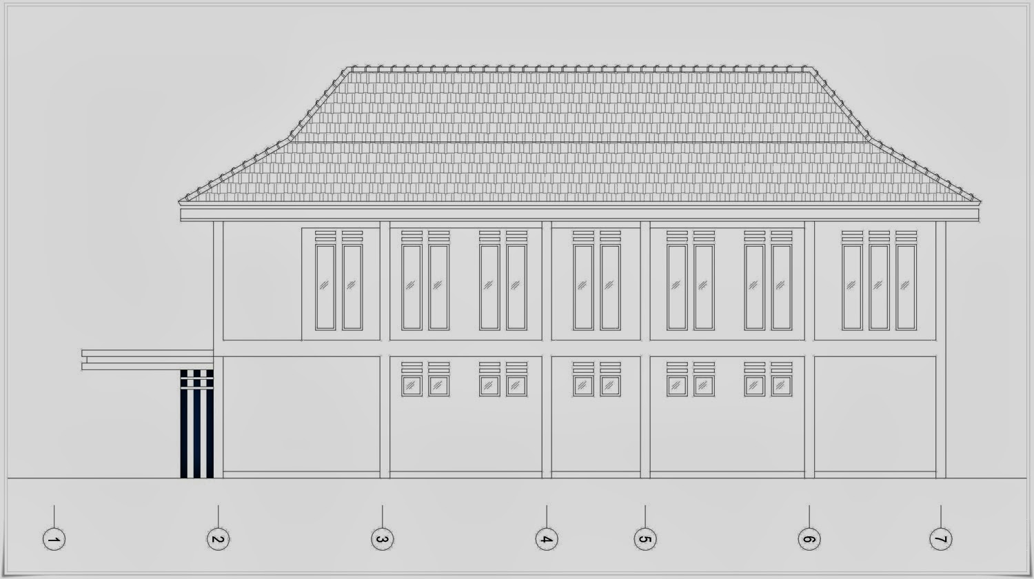 Gedung Pertemuan dan Perkantoran 11 m x 21 m - 2 lantai 