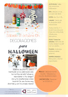 Cartel Taller Decoraciones Halloween