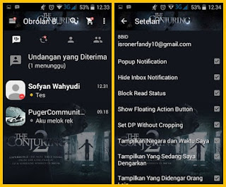 BBM Mod The Conjuring 2 v2.13.1.14 Apk Terbaru