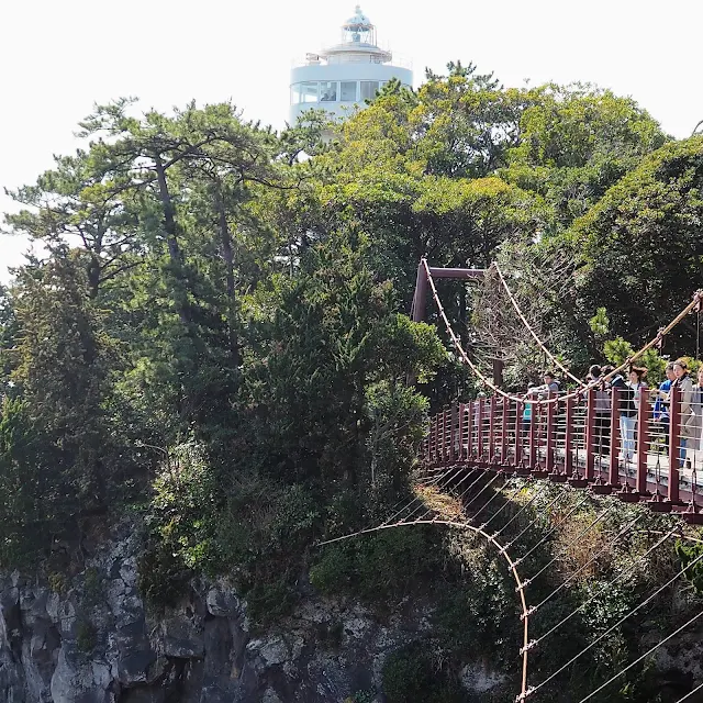 城ヶ島　吊橋　門脇灯台