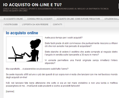 io acquisto on line