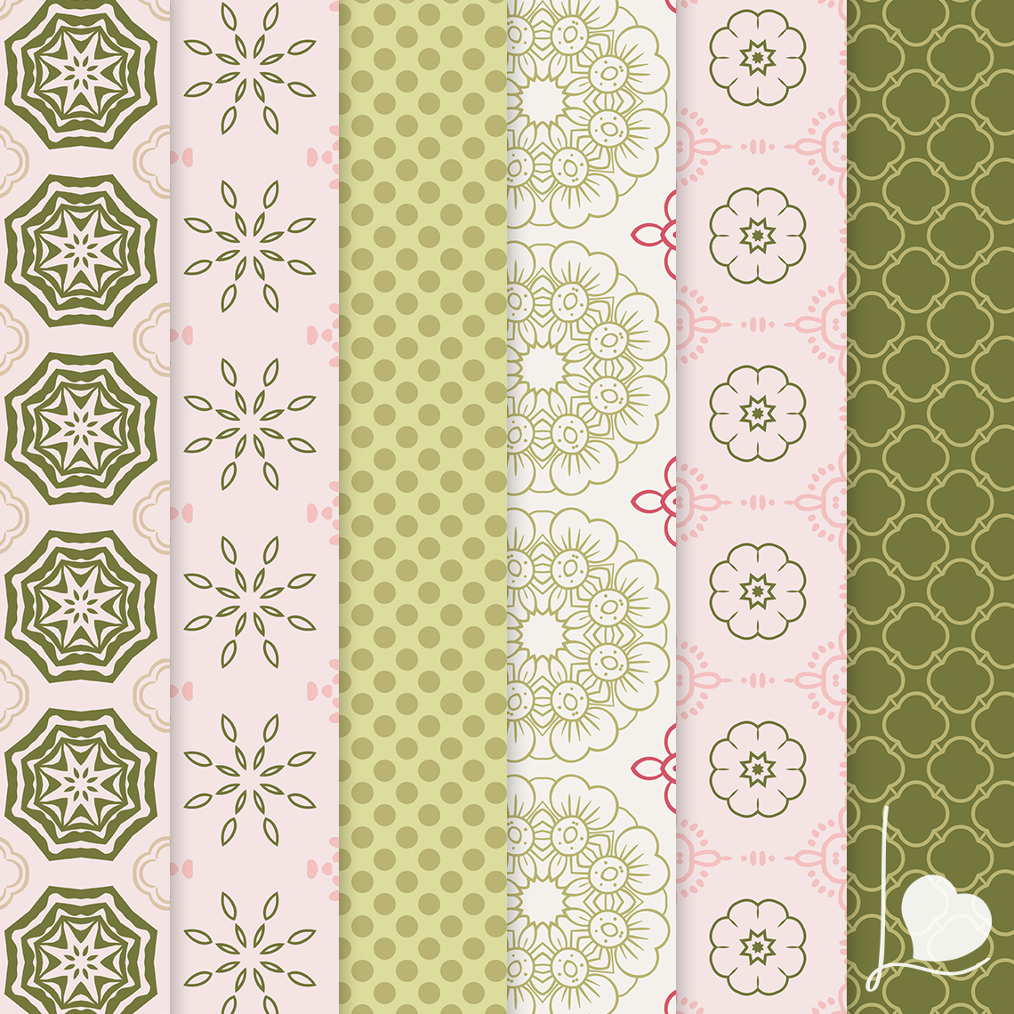 free digital scrapbook paper preview