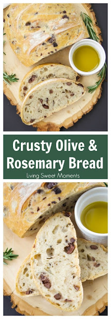 CRUSTY ROSEMARY OLIVE BREAD RECIPE