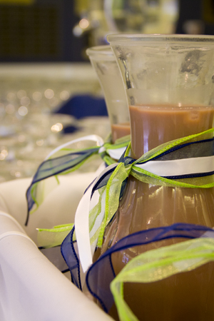 Blue and Green Wedding The Reception Cookies and Milk reception