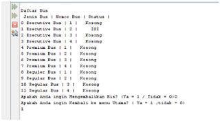 Wayterinfo program java rental bus