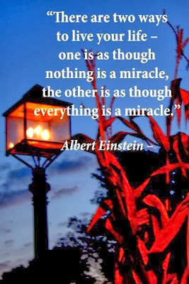 there are two ways to live your life - one is as though nothing is a miracle, the other is as though everything is a miracle.