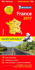 France 2017 1:1.000.000: Tourismus- und Straßenkarte 1:1.000.000