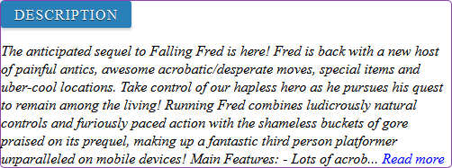 Running Fred game review