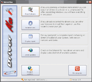 backup dos drivers e restauração dos drivers, tela do driver max