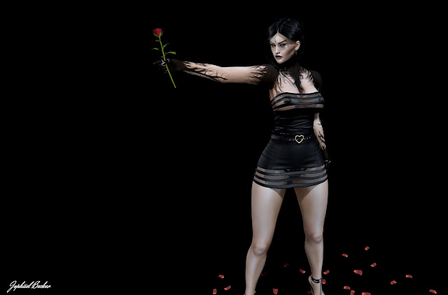 ROSES,POONSH,SECONDLIFE,FEMALE,FASHION,STYLE,MODEL,MODELING,FEMME,FASHIONMODEL,BLOGGING,DARK,DARKSTYLE,SHADOWS,