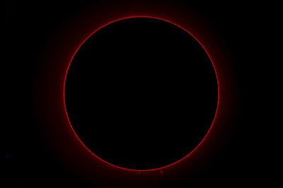 Cromosfera solar i protuberàncies  5/07/2018  8:40 UT