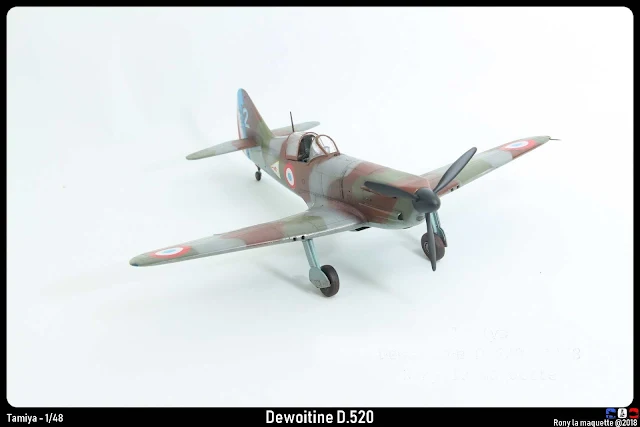 Dewoitine D.520 du GC 1/3 de Tamiya au 1/48.