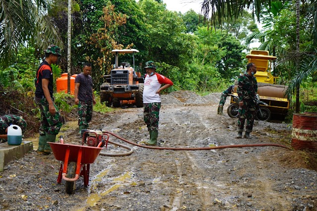 Dansatgas Tinjau Sasaran Kegiatan TMMD 112 Kodim 0304/Agam   