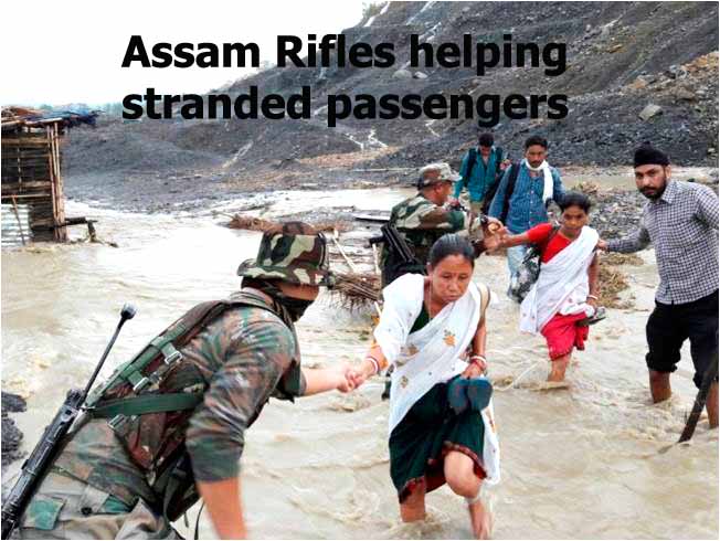 Assam Rifles, Army Extends Help to People in Hard Times