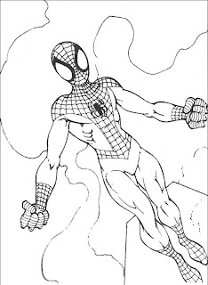 Desenhos do Homem Aranha para imprimir e colorir