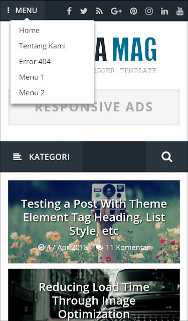 Blenda Mag, Template Premium Pertama dari Levatra Blog