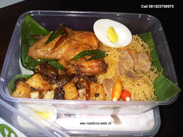 Nasi kotak rames ciwidey