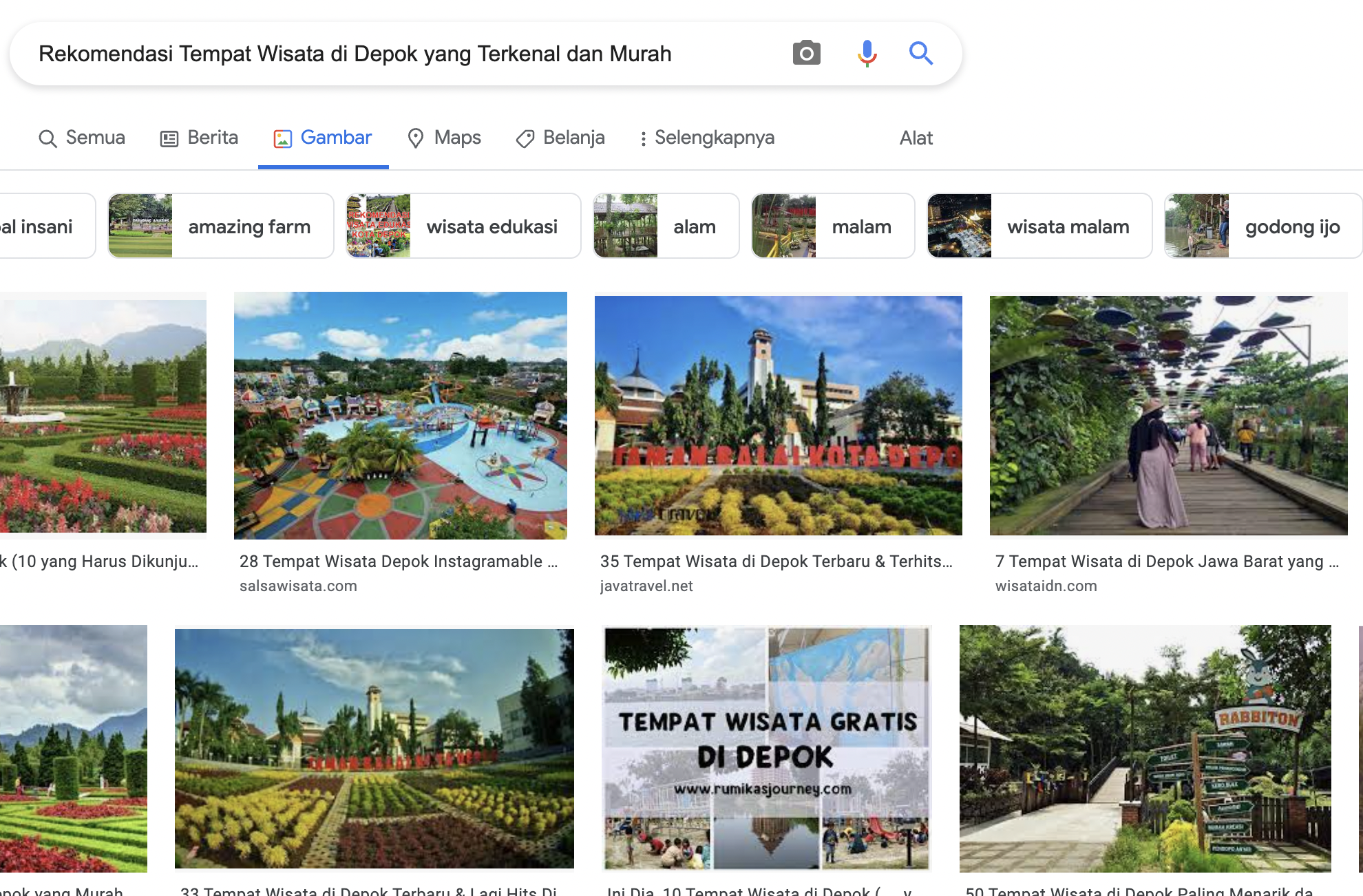 Rekomendasi Tempat Wisata di Depok yang Terkenal dan Murah