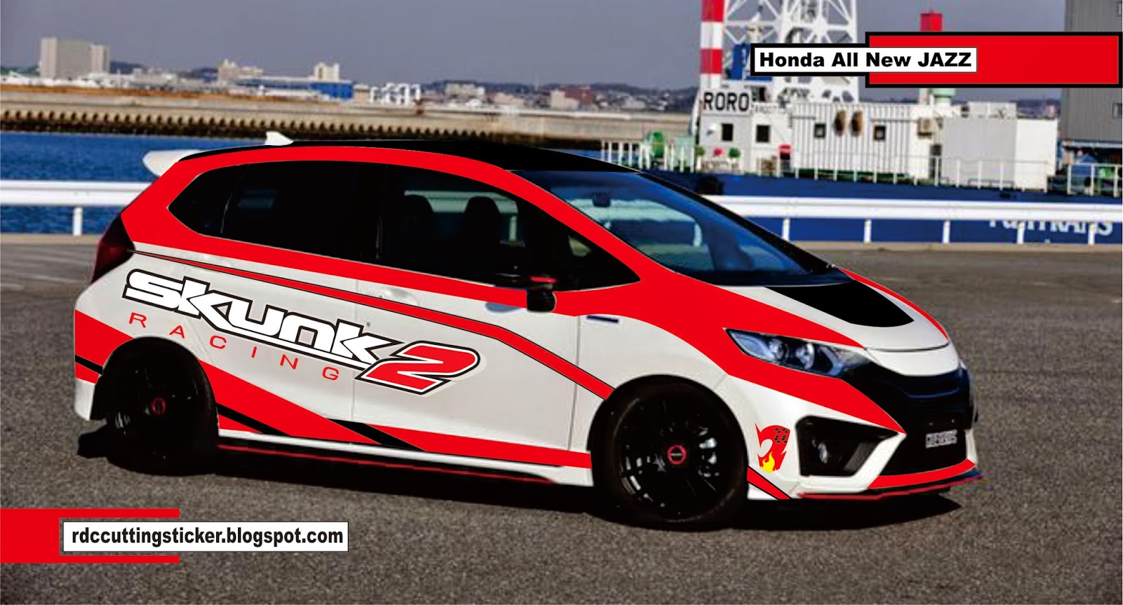 Modifikasi Cutting Sticker Honda Jazz Terbaru Tahun Ini Dunia