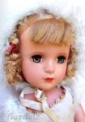 Babs skater Madame Alexander doll 1950s