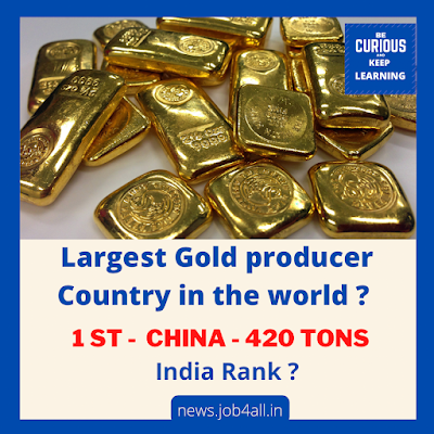 Largest gold producing countries  in the world