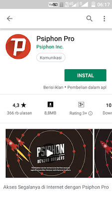 Cara Mendapatkan Trial 30 Hari Psiphon Pro Unlimited