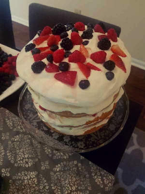 A Summer Solstice Dinner Party 2018: Strawberry Shortcake with Whipped Cream