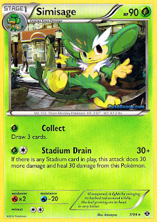 Simisage Next Destinies Pokemon Card