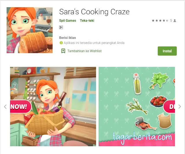 Game Memasak - Sara’s Cooking Craze