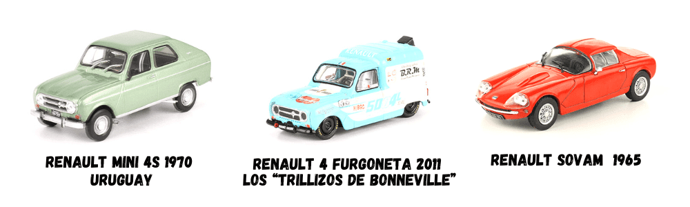 collection passion renault 4 1:43, las minis mas cheveres