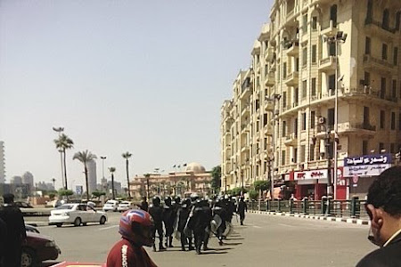 بالصور : الامن يسيطر على ميدان التحرير فى جمعة الارض