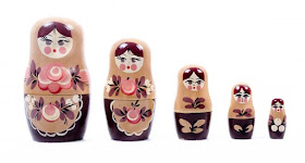 A set of matryoshka dolls