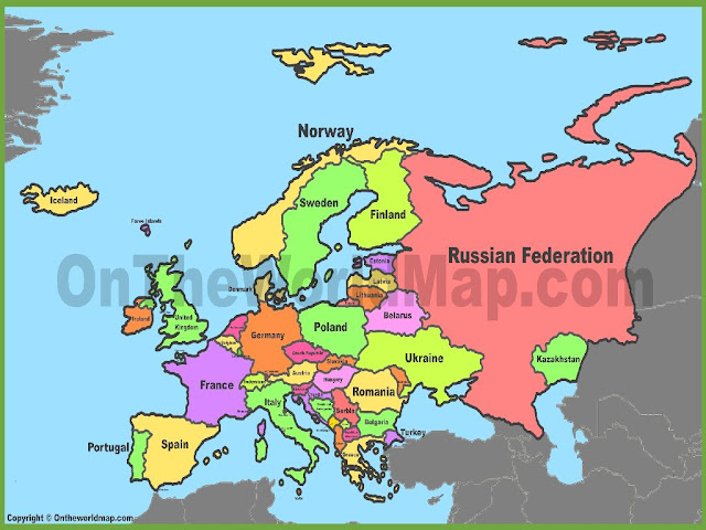 Europe Map Pictures 