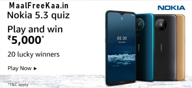 Nokia 5.3 Quiz Answer